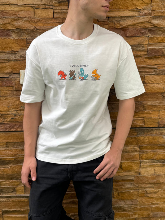T-shirt music lover Bolivar oversized