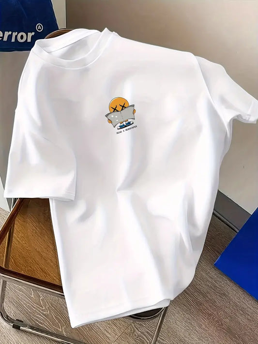 T-shirt Bolivar read a newspaper